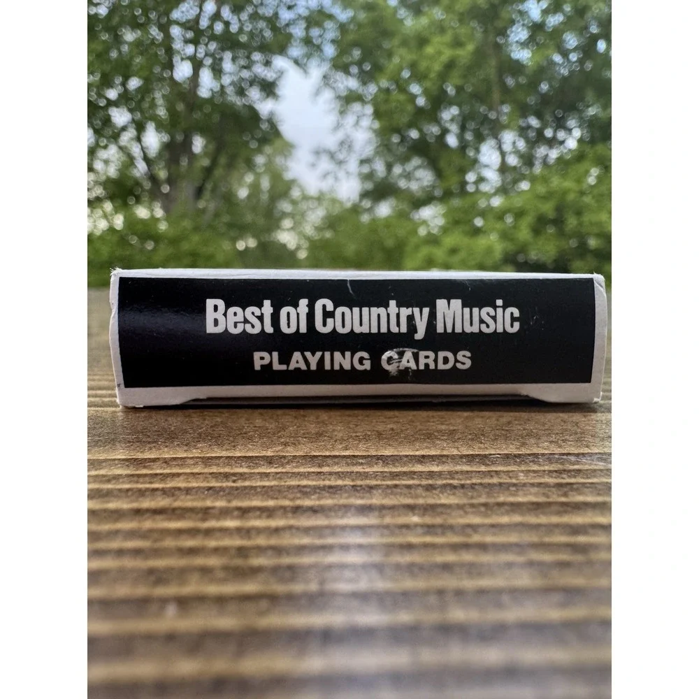 Vintage Country Music Playing‎ Cards Sealed 54 Artist Photo Deck Johnny Cash